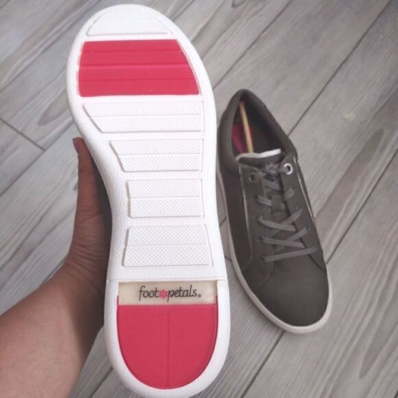 (45-0502)Foot Petals Gray Sneakers ANDI Size 9 - Picture 7 of 15